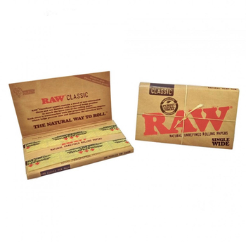 Бумажки RAW Classic Single Wide Double Pack - Самокрутки - Бумага RAW - Магазин бонгов бонгшоп.рф