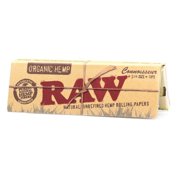Бумажки Raw 1 & 1/4 + Tips (organic hemp) - Самокрутки - Бумага с фильтрами - Магазин бонгов бонгшоп.рф